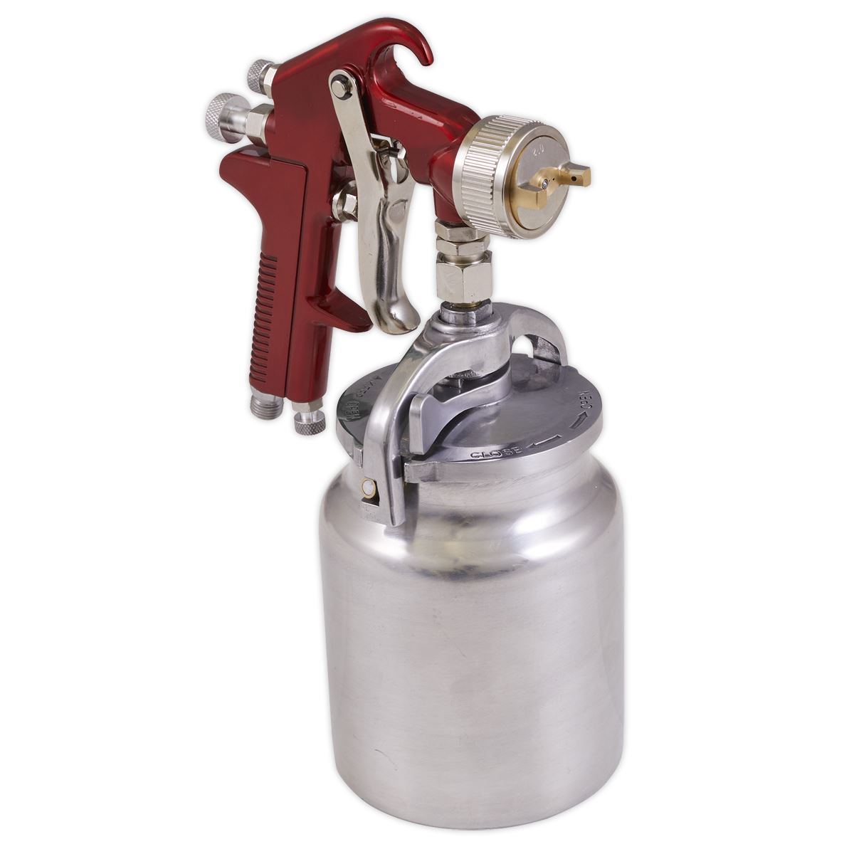 Sealey Suction Feed Spray Gun 2mm Set-Up 
