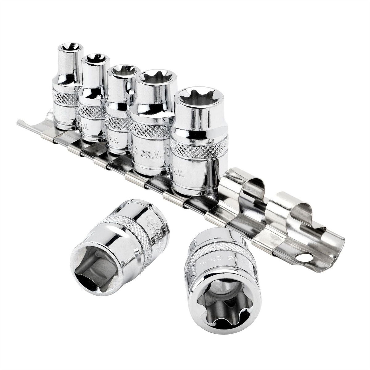 Draper Expert TX-STAR® Socket Set 1/4" and 3/8" Sq. Dr. (7 Piece) 34412  White Rose Tools