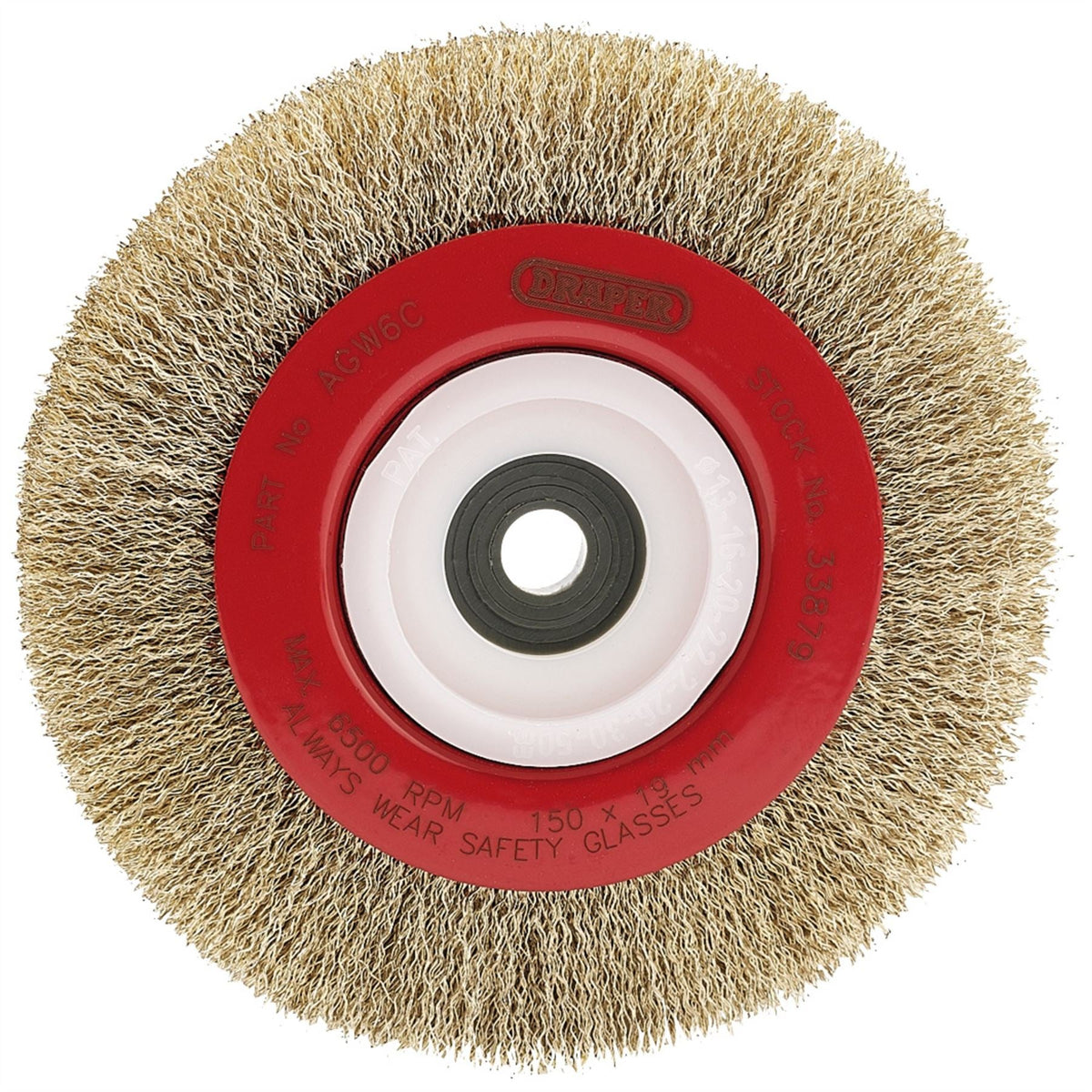 Draper Crimped Steel Wire Wheel 150mm 33879  White Rose Tools