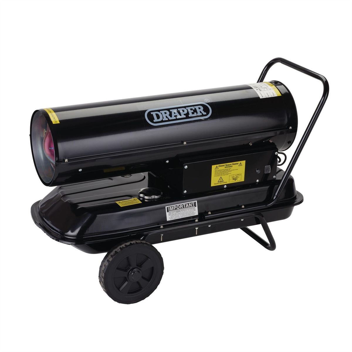 Draper 230V Diesel and Kerosene Space Heater 102300 BTU/30kW 04176  White Rose Tools