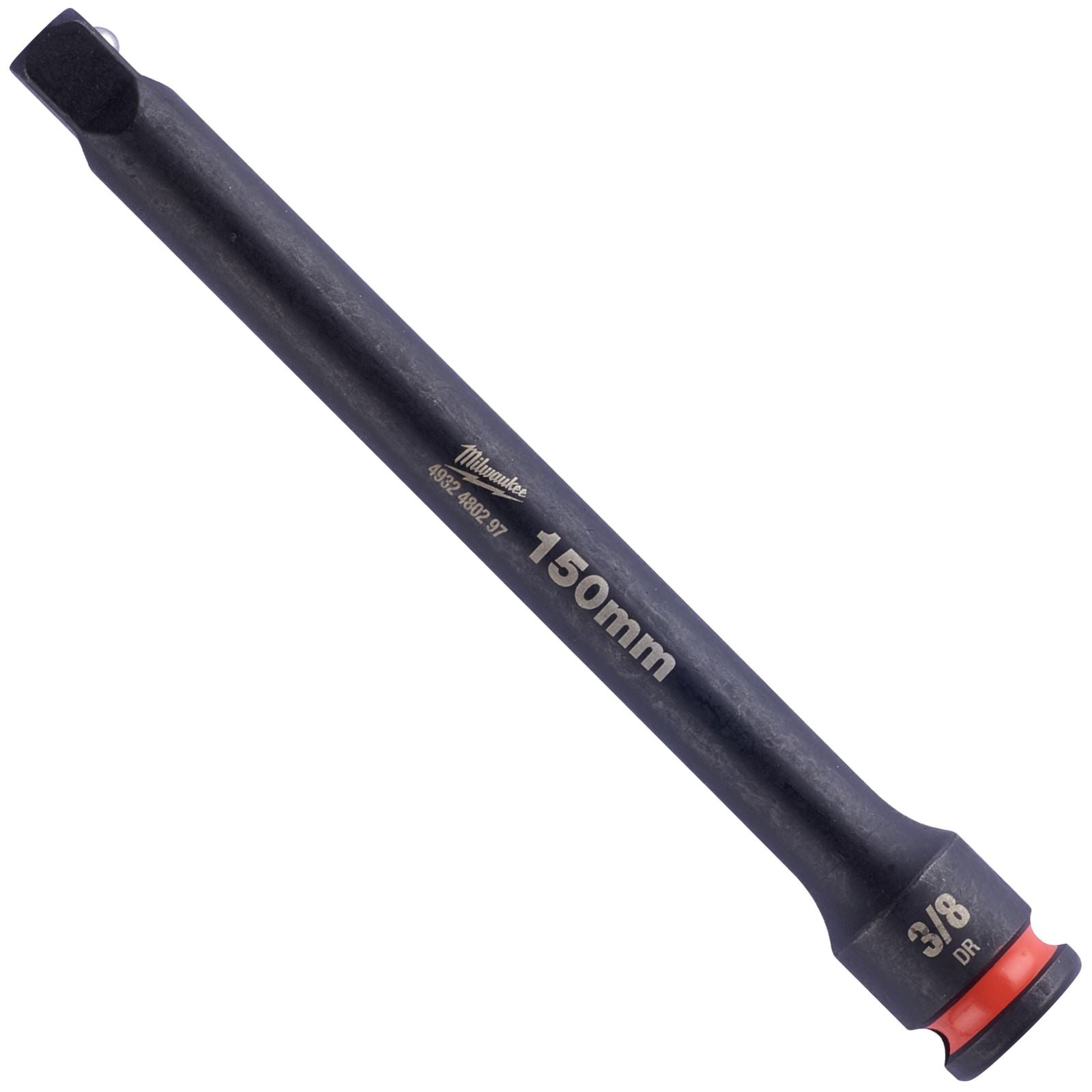 Milwaukee Impact Socket Extension Bar 150mm 3/8" Drive SHOCKWAVE Impact Duty 