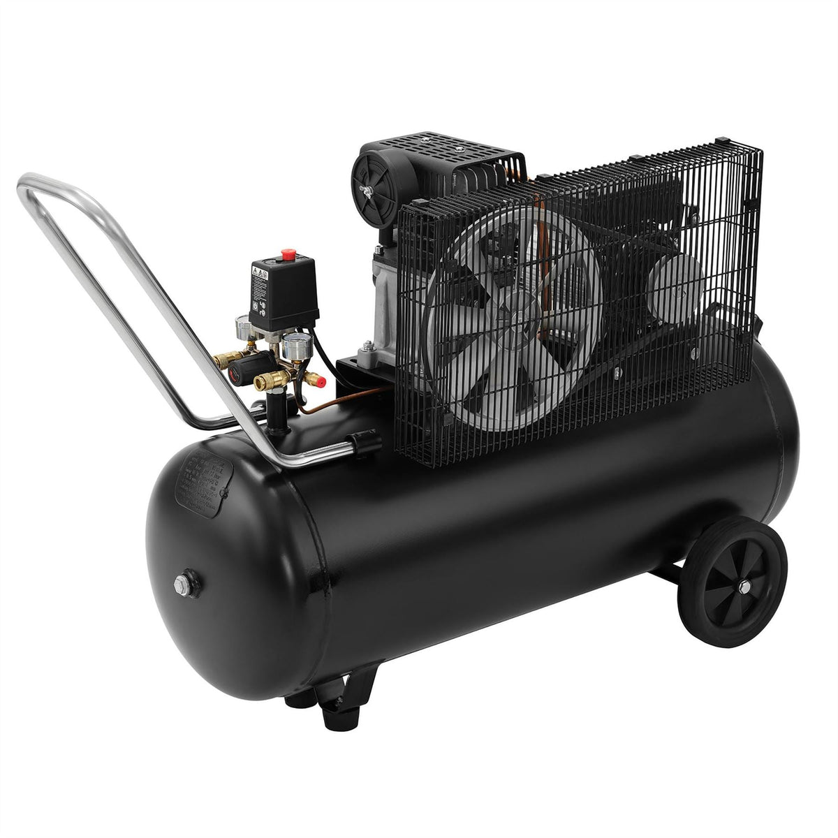 Draper 230V 100L Belt-Driven Air Compressor 2.2kW/3HP 31254  White Rose Tools