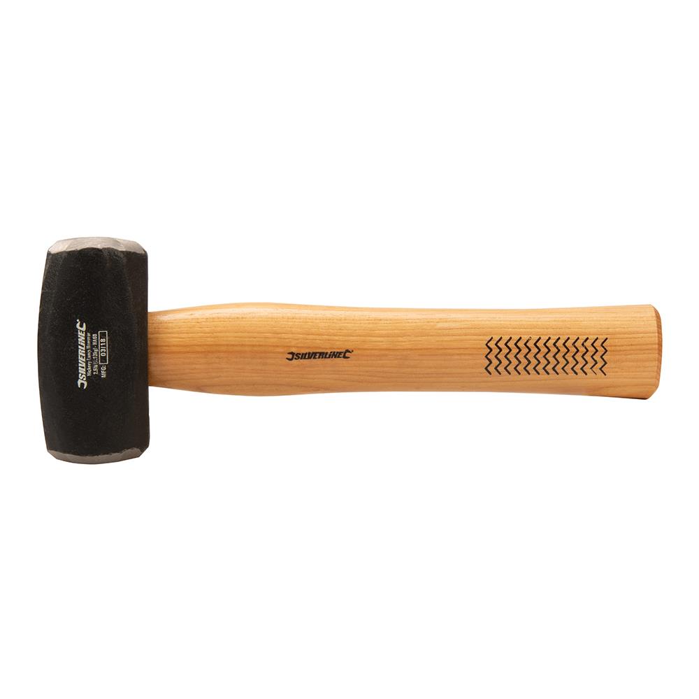 Silverline Lump Hammer Hickory 2.5lb (1.13kg) HA60  White Rose Tools