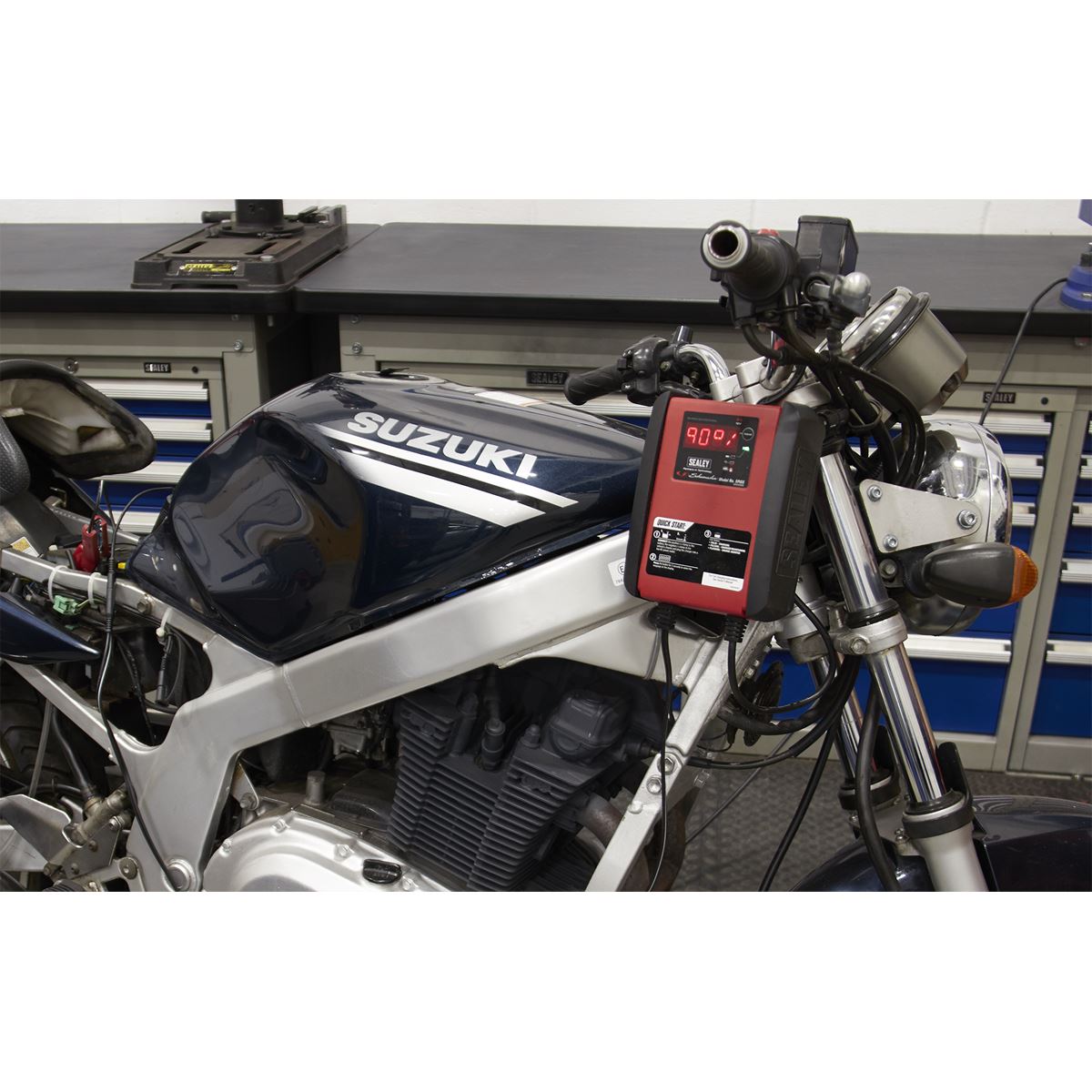 Sealey Intelligent Speed Charge Battery Charger/Maintainer 6A 12V 