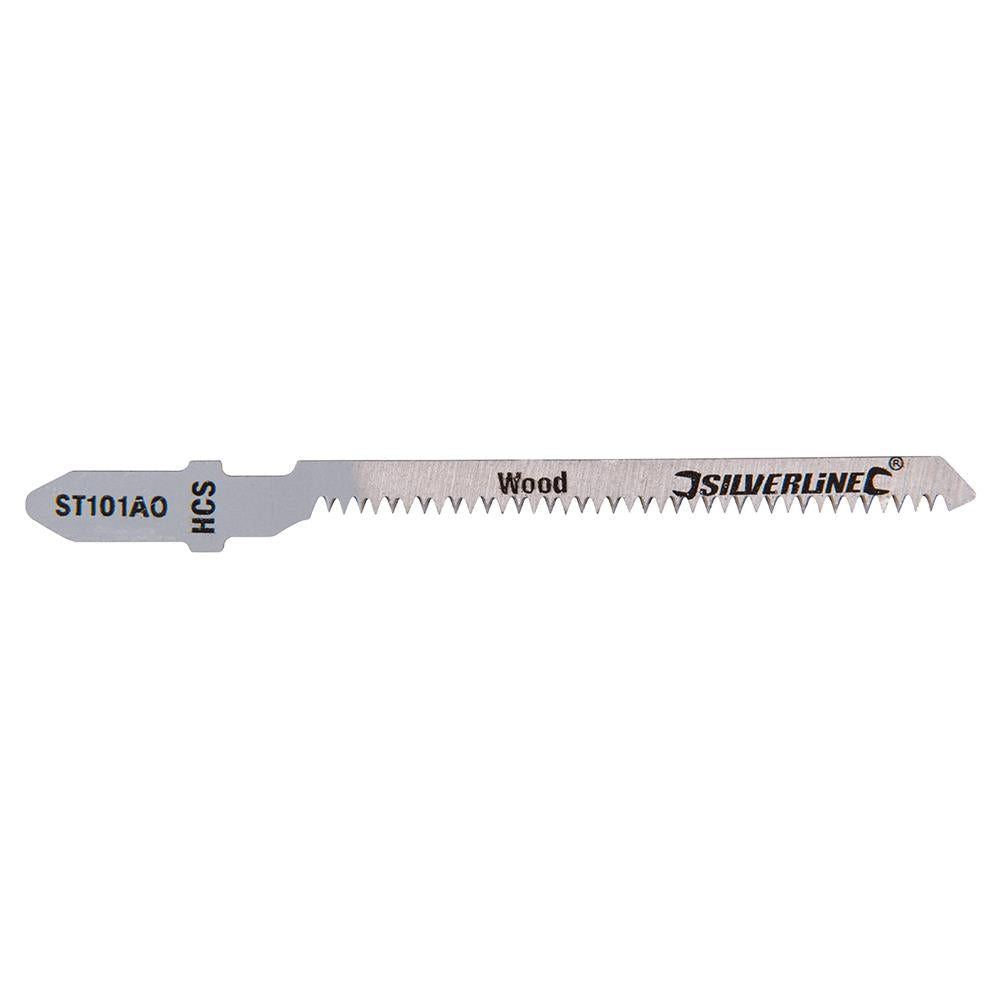 Silverline Jigsaw Blades for Wood 5pk ST101A0 228049