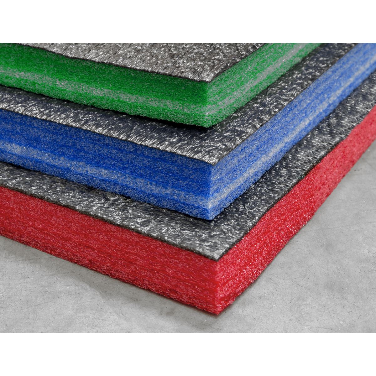 Sealey Easy Peel Shadow Foam® Green/Black 1200 x 550 x 30mm