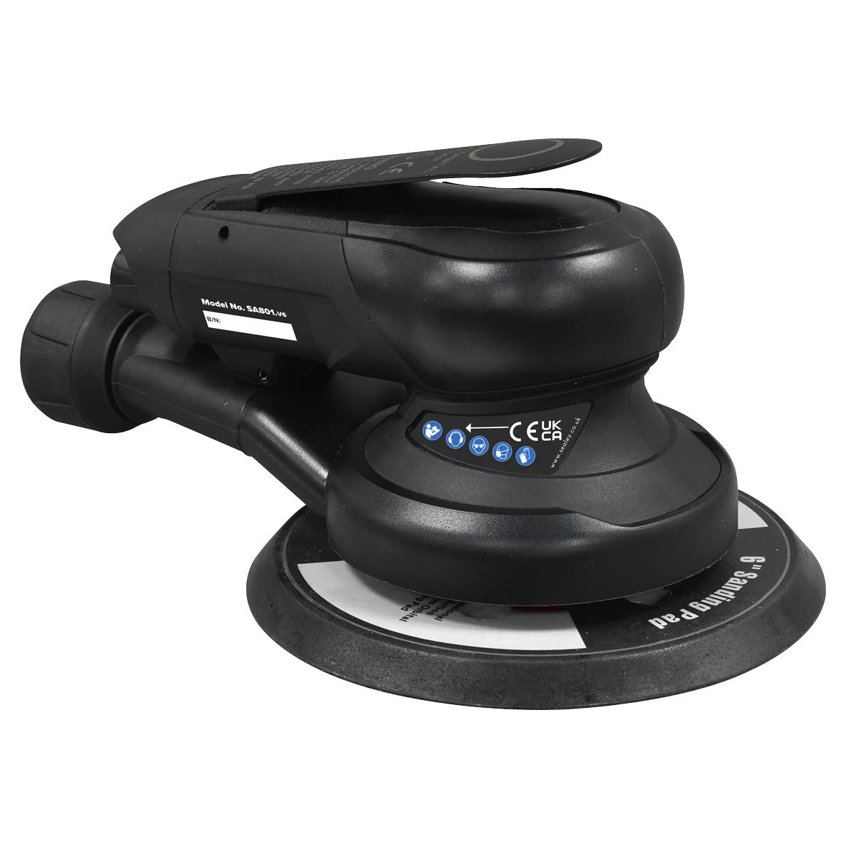 Sealey Premier Air Palm Orbital Sander Ø150mm Dust-Free