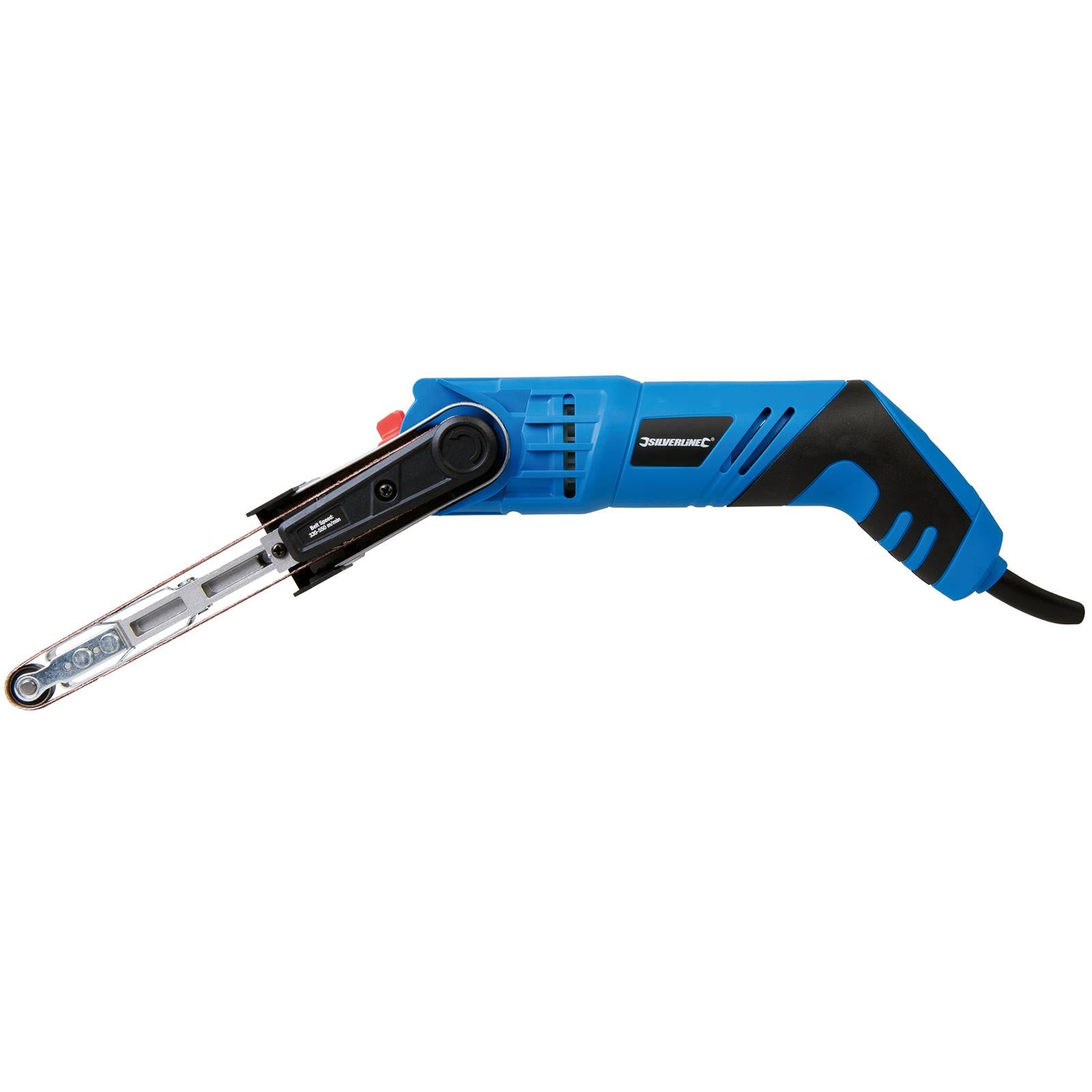 Silverline 260W 13mm Power Belt File Sander File Adjustable Polishing