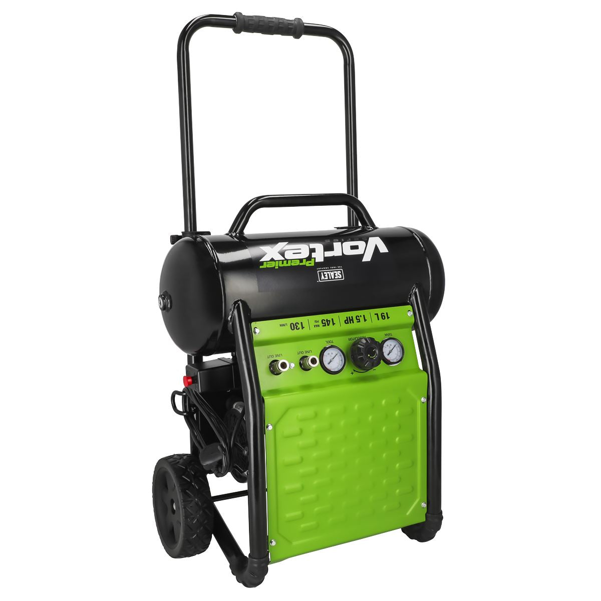 Sealey 19L Oil Free Direct Drive Air Compressor 1.5hp  White Rose Tools