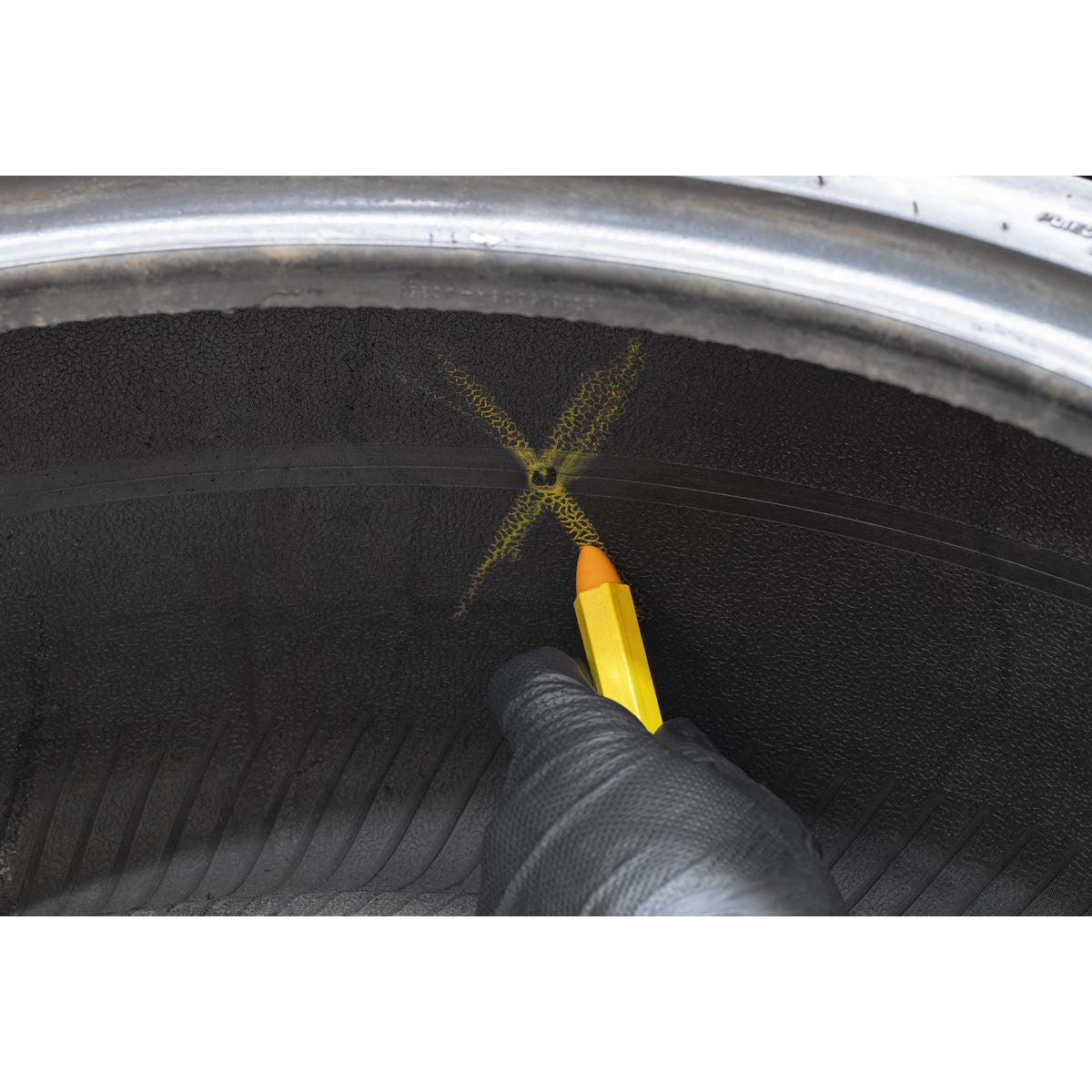 Sealey Tyre Marking Crayon - Yellow Pack of 6