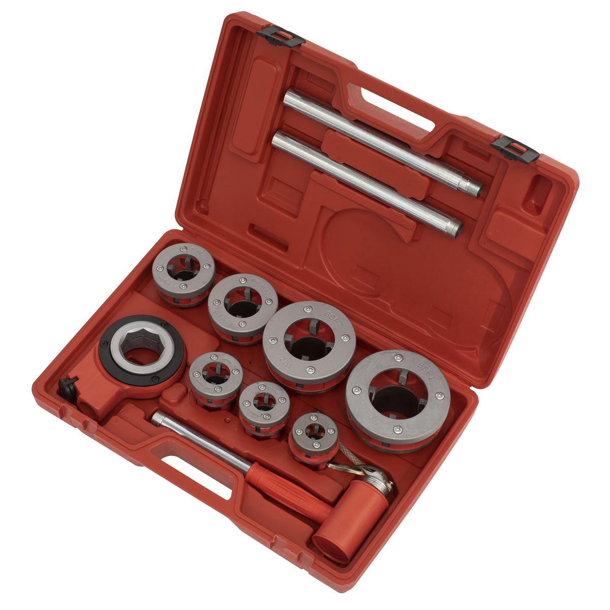 Sealey Pipe Threading set 7pc 3/8"- 2"BSPT 