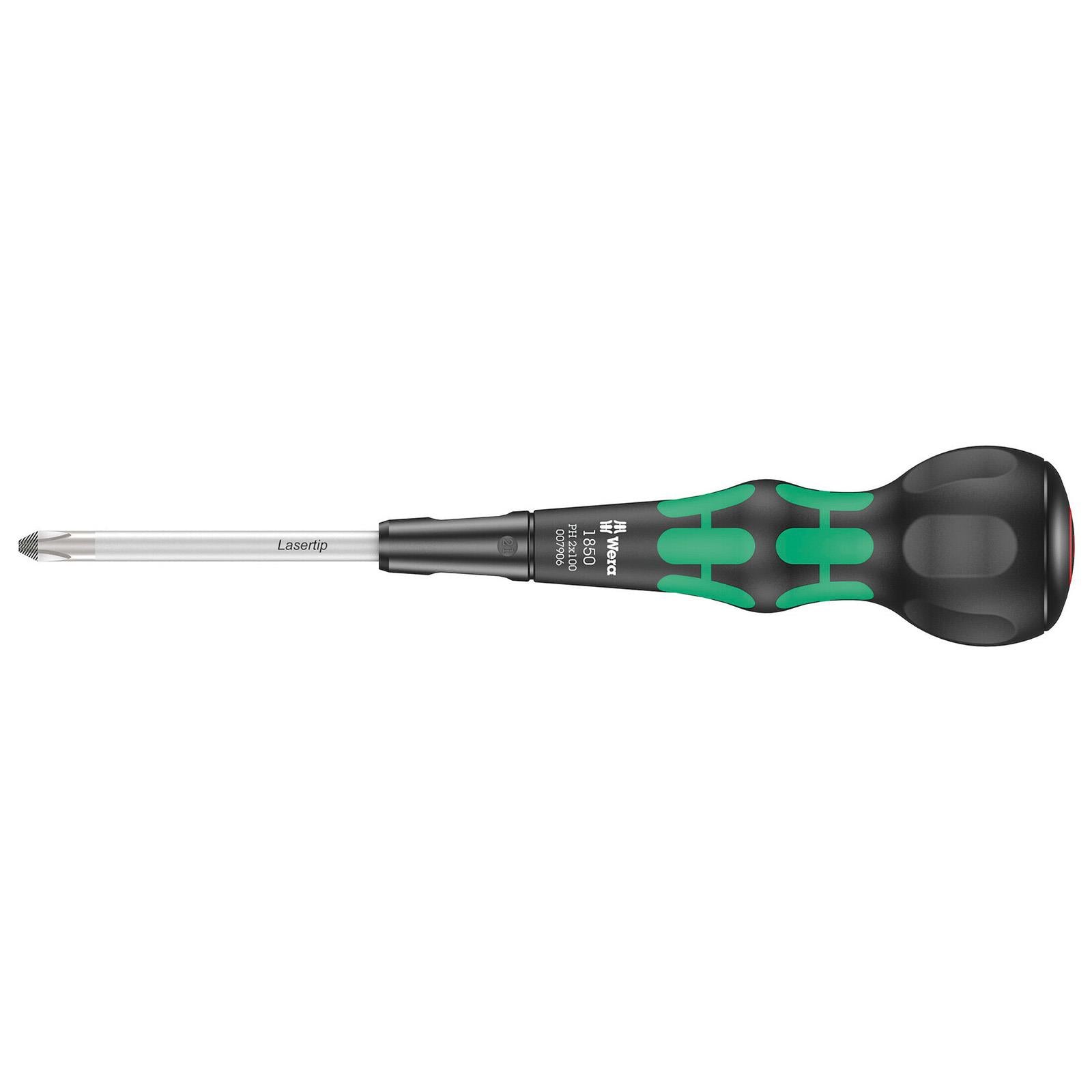 Wera Ball Grip Screwdriver Kraftform Handle Phillips Slotted Pozi - Choose Size  White Rose Tools