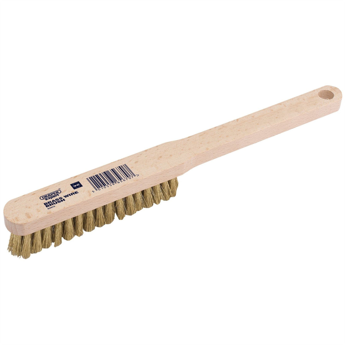 Draper Expert Brass Fill Wire Hand Brush 225mm 65670  White Rose Tools
