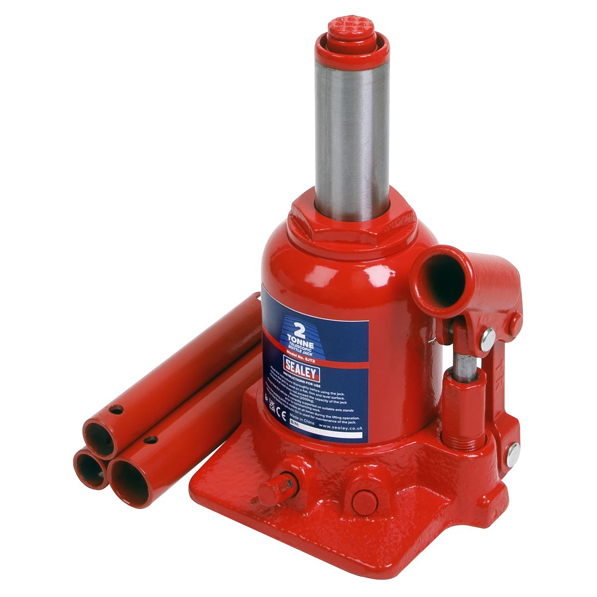 Sealey Telescopic Bottle Jack 2 Tonne 
