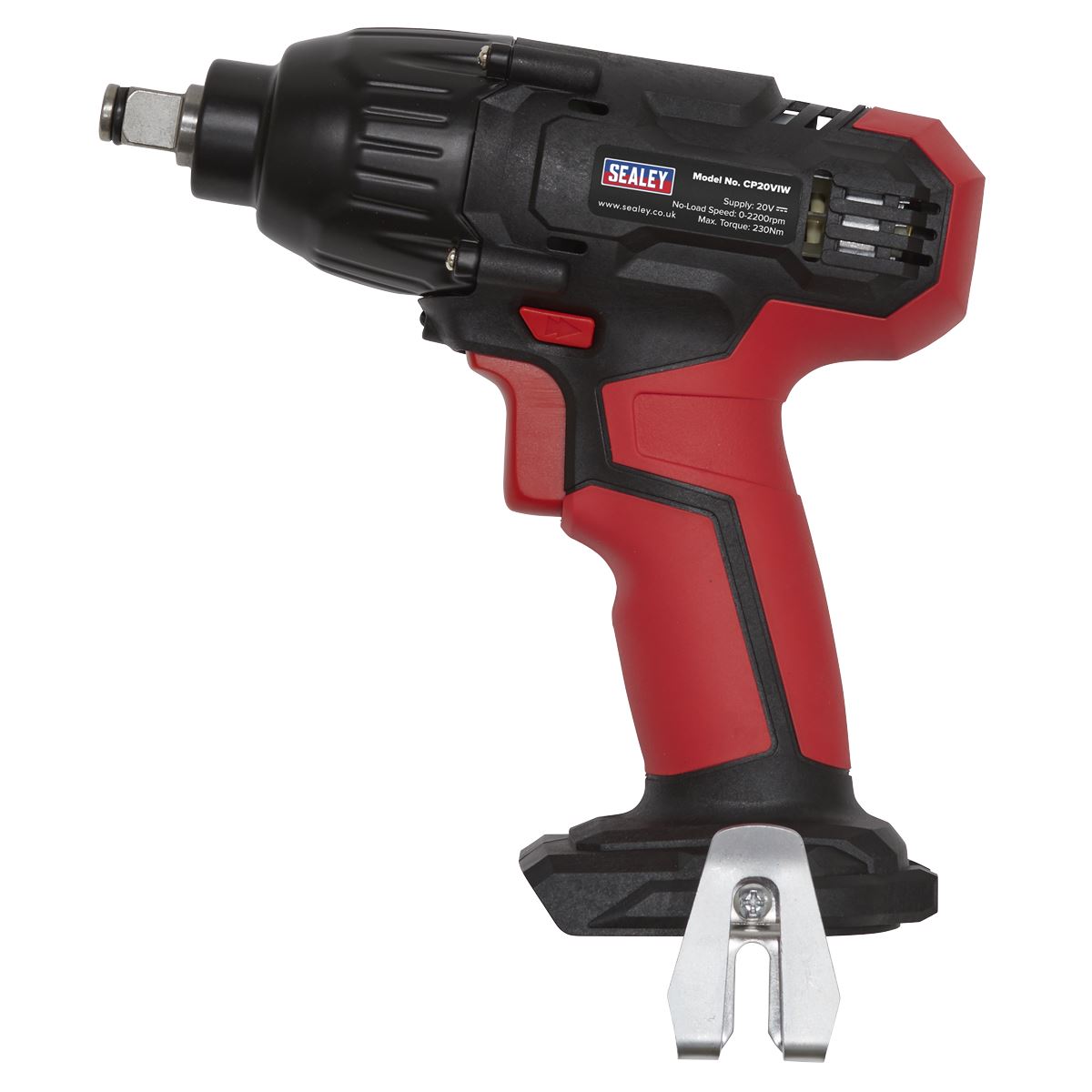 Sealey Impact Wrench 20V SV20 Series 1/2"Sq Drive - Body Only 