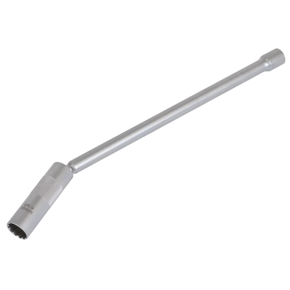 Sealey Spark Plug Socket with Universal Joint & Extension 3/8"Sq Drive 12-Point 16mm