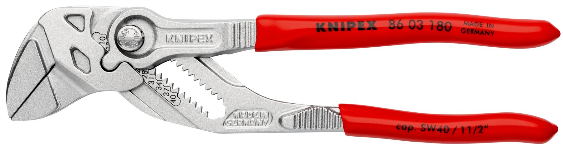 KNIPEX Pliers Wrench Adjustable Grips Push Button 100-400 mm Choose Size