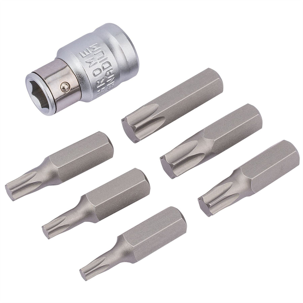 Draper Expert TX-STAR® Bit and Bit Holder Set 3/8" Sq. Dr. (7 Piece) 83561  White Rose Tools