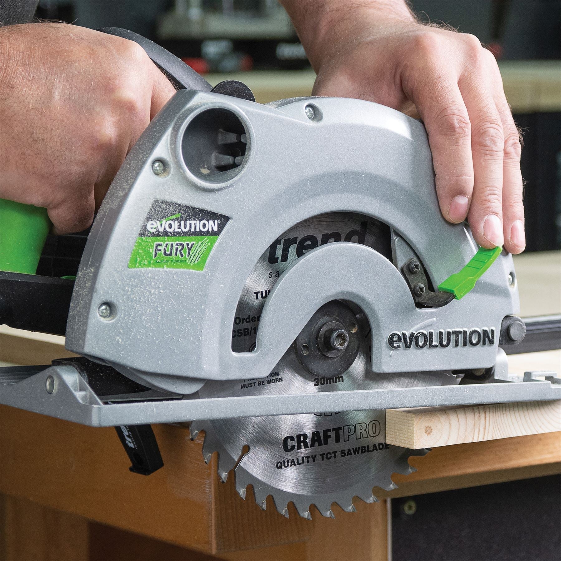 Trend The Craft Pro 160mm Diameter 20mm Bore 48 Tooth Fine Finish Cut Saw Blade For Hand Held Circular Saws CSB/16048 