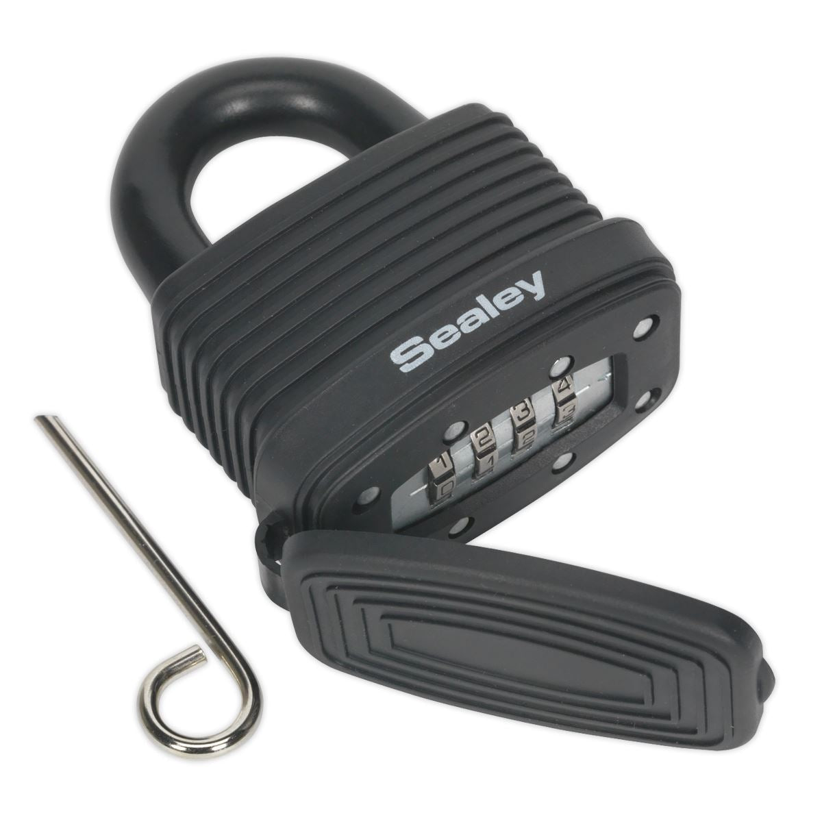 Sealey Steel Body Weatherproof Combination Padlock 48mm 