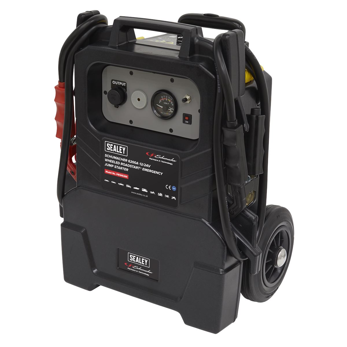 Sealey Schumacher Schumacher® Wheeled RoadStart® Emergency Jump Starter 12/24V 1500hp 