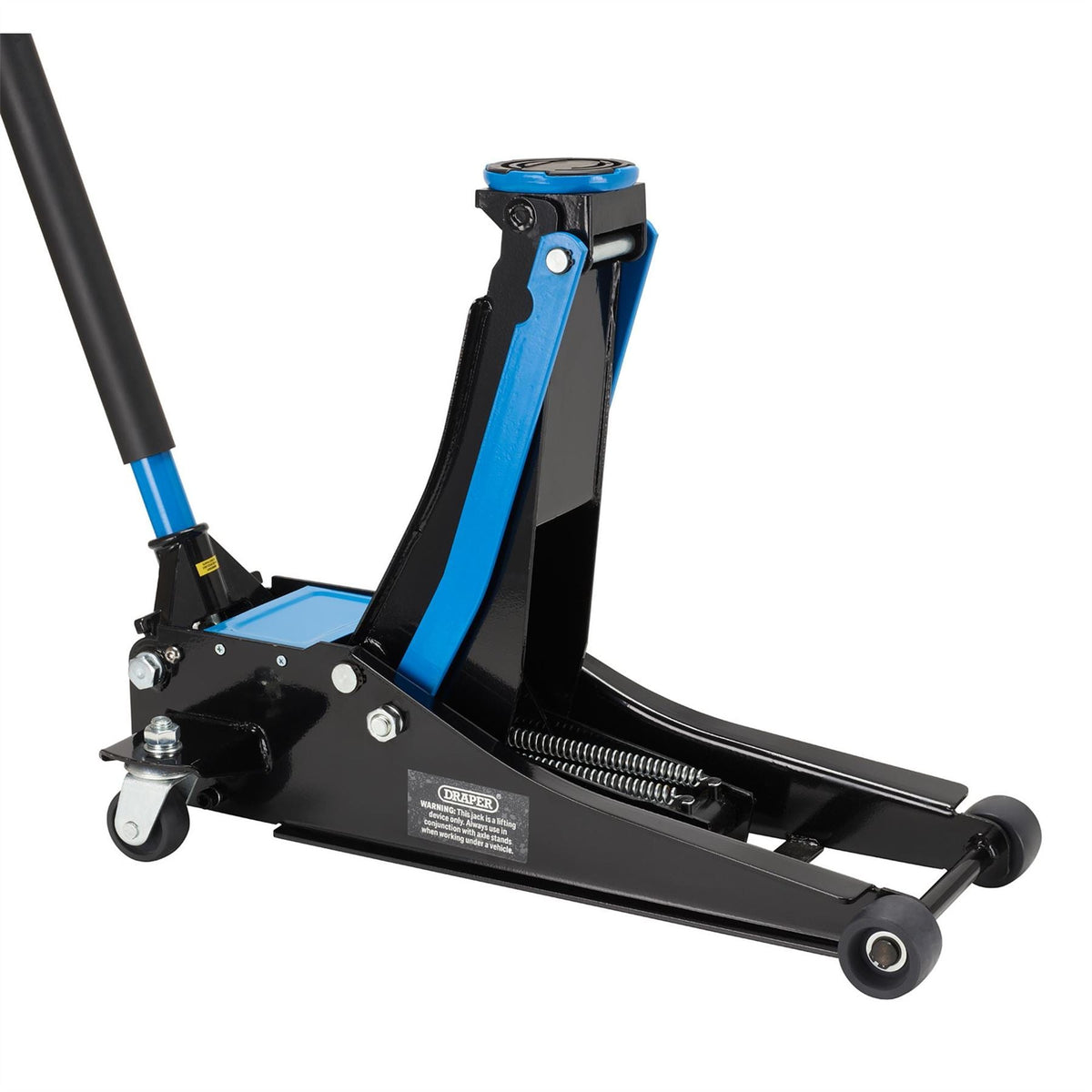 Draper Trolley Jack 2.25 Tonne Blue 28465  White Rose Tools