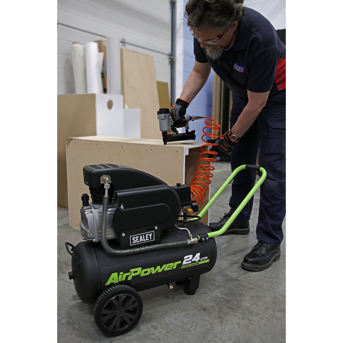 Sealey 24L Direct Drive Air Compressor 2hp 