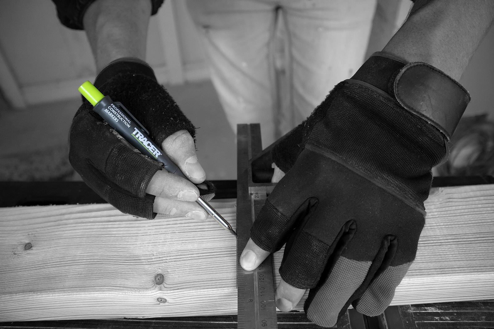TRACER Deep Hole Pencil Marker and Site Holster 100mm Depth 