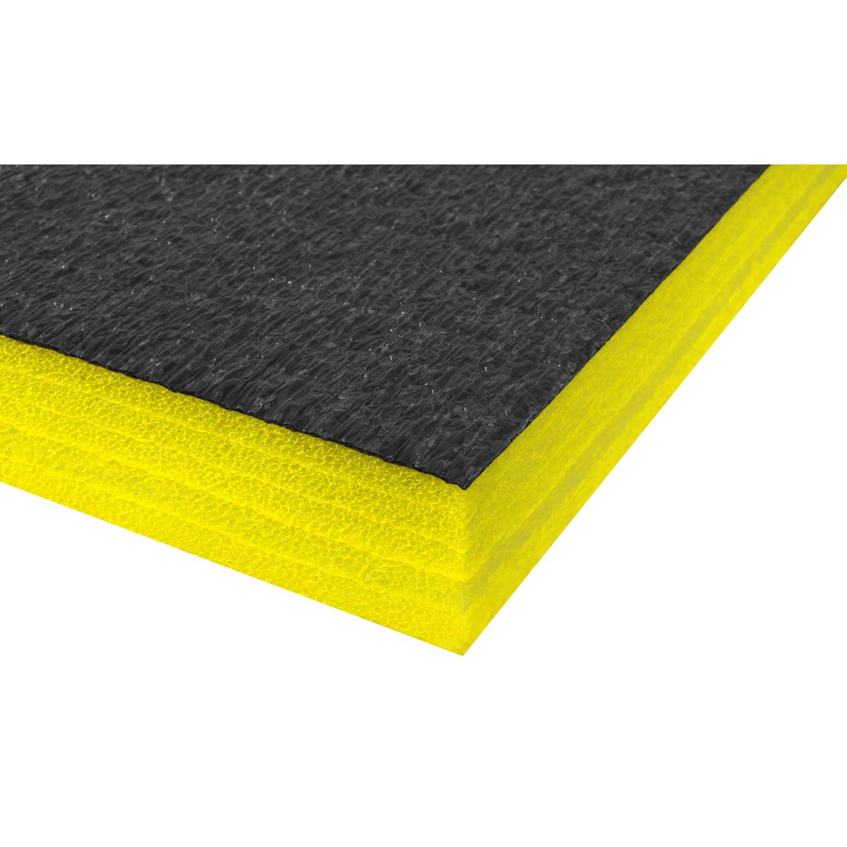 Sealey Easy Peel Shadow Foam® 1200 x 550 x 50mm - Yellow/Black  White Rose Tools
