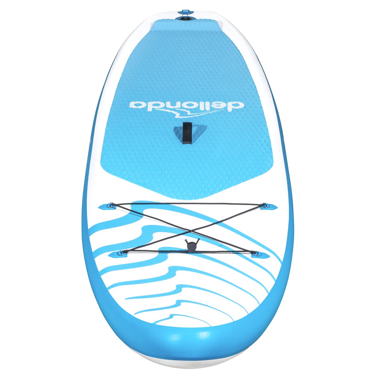 Dellonda Inflatable Stand Up Paddle Board 10'6" - Blue/White