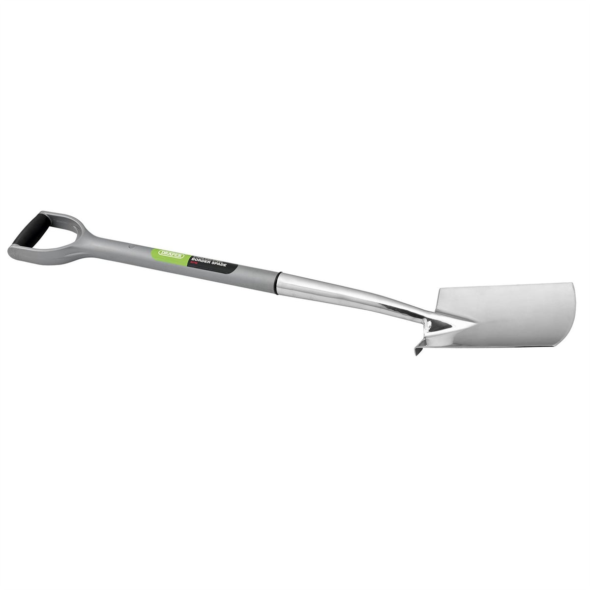 Draper Stainless Steel Soft Grip Border Spade 83758  White Rose Tools