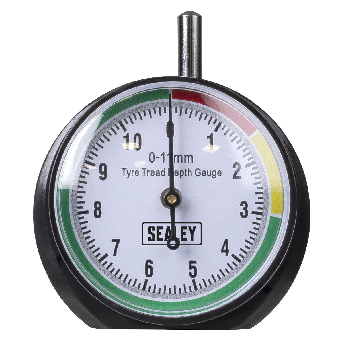 Sealey Pocket Type Tyre Tread Depth Dial Gauge  White Rose Tools