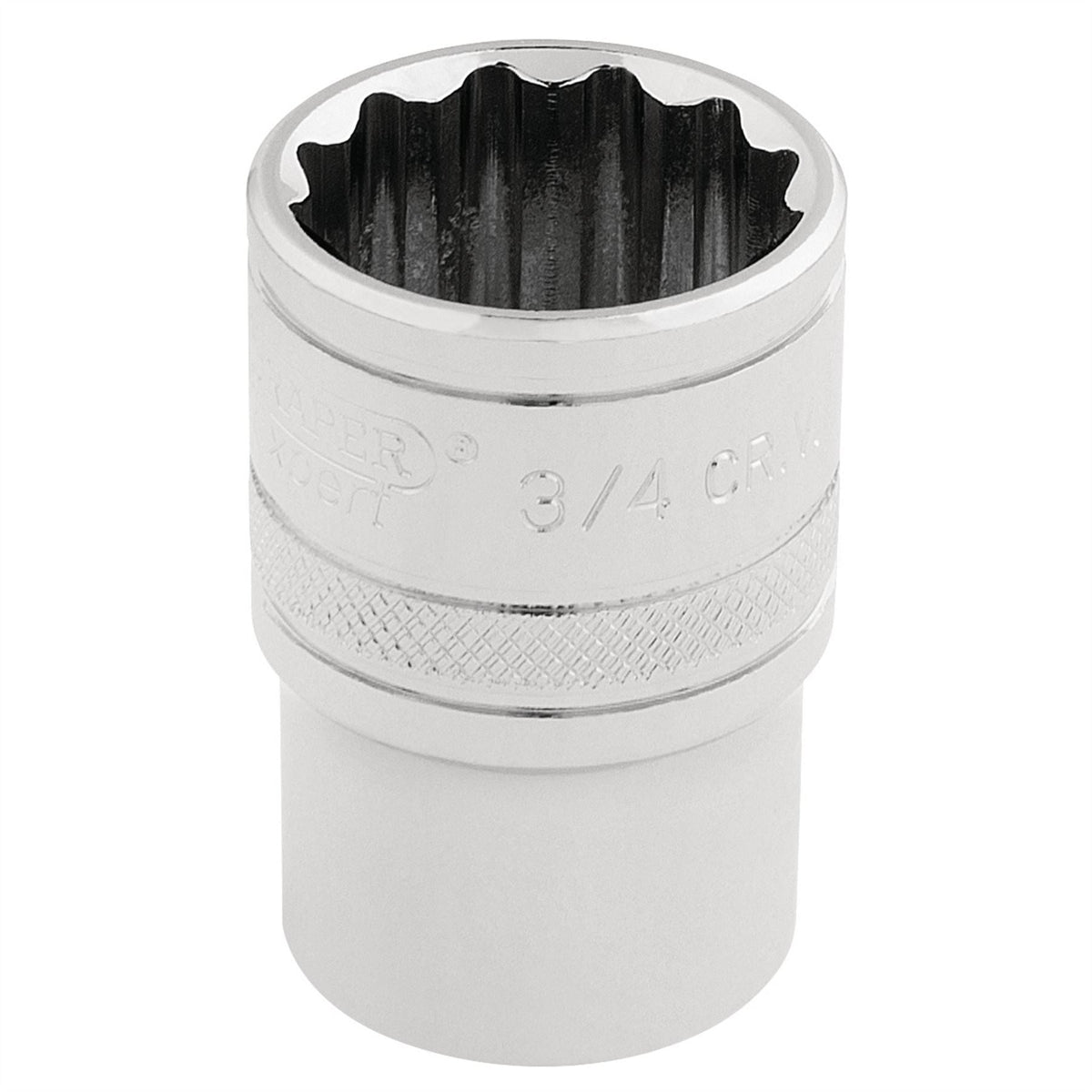 Draper Expert HI-TORQ® 12 Point Socket 1/2" Sq. Dr. 3/4" 33660  White Rose Tools