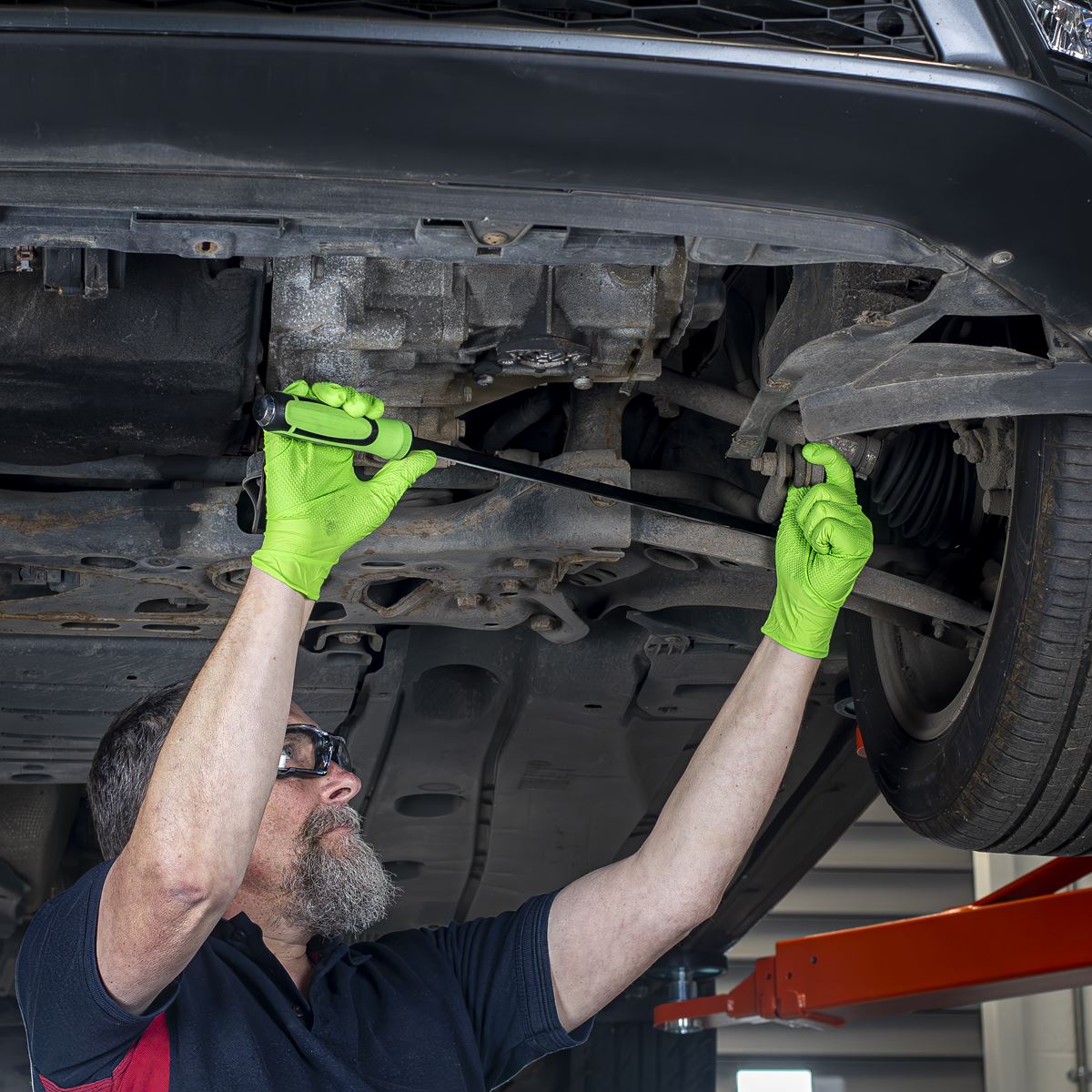 Siegen by Sealey Siegen Heavy-Duty 25° Pry Bar with Hammer Cap 610mm