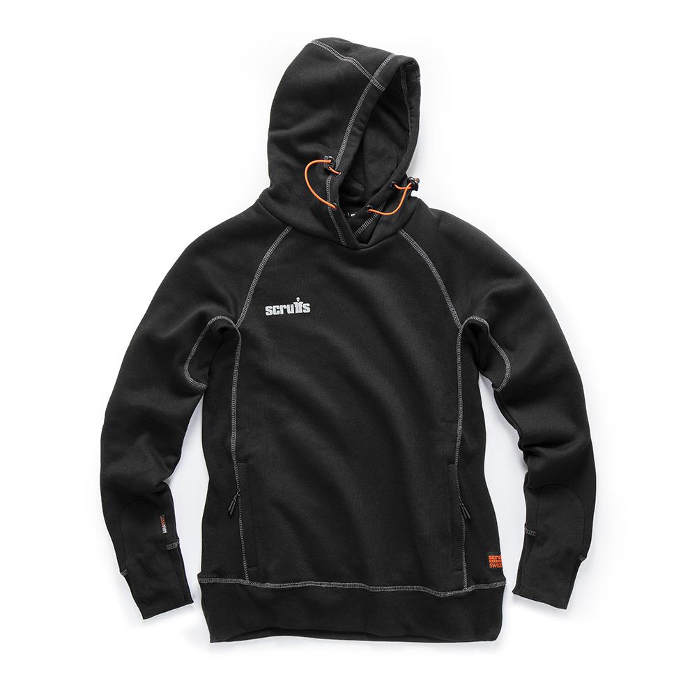 Scruffs Women's Trade Hoodie Black - Choose Size 