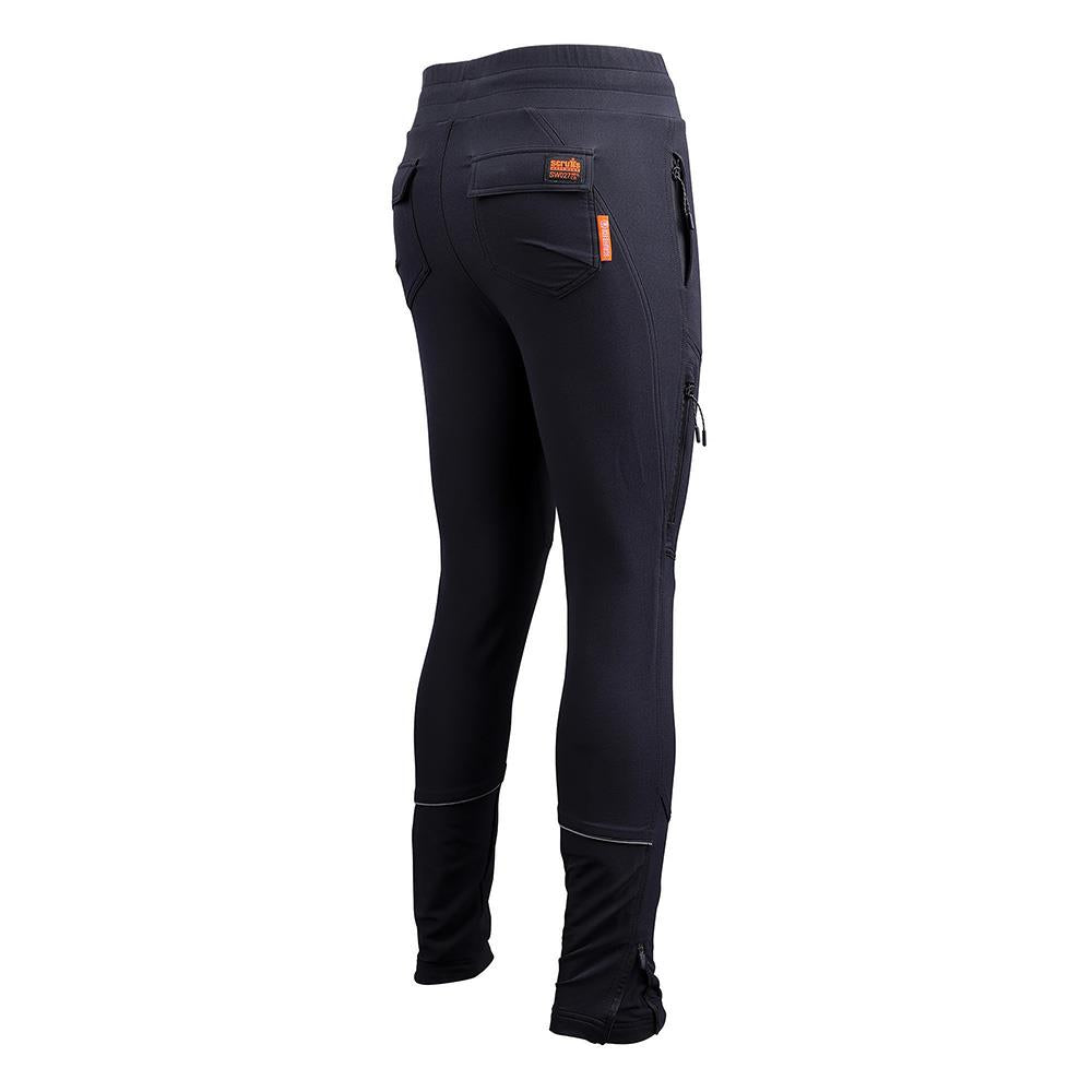 Scruffs Women's Tech Trousers Workwear Black - Choose Size  White Rose Tools