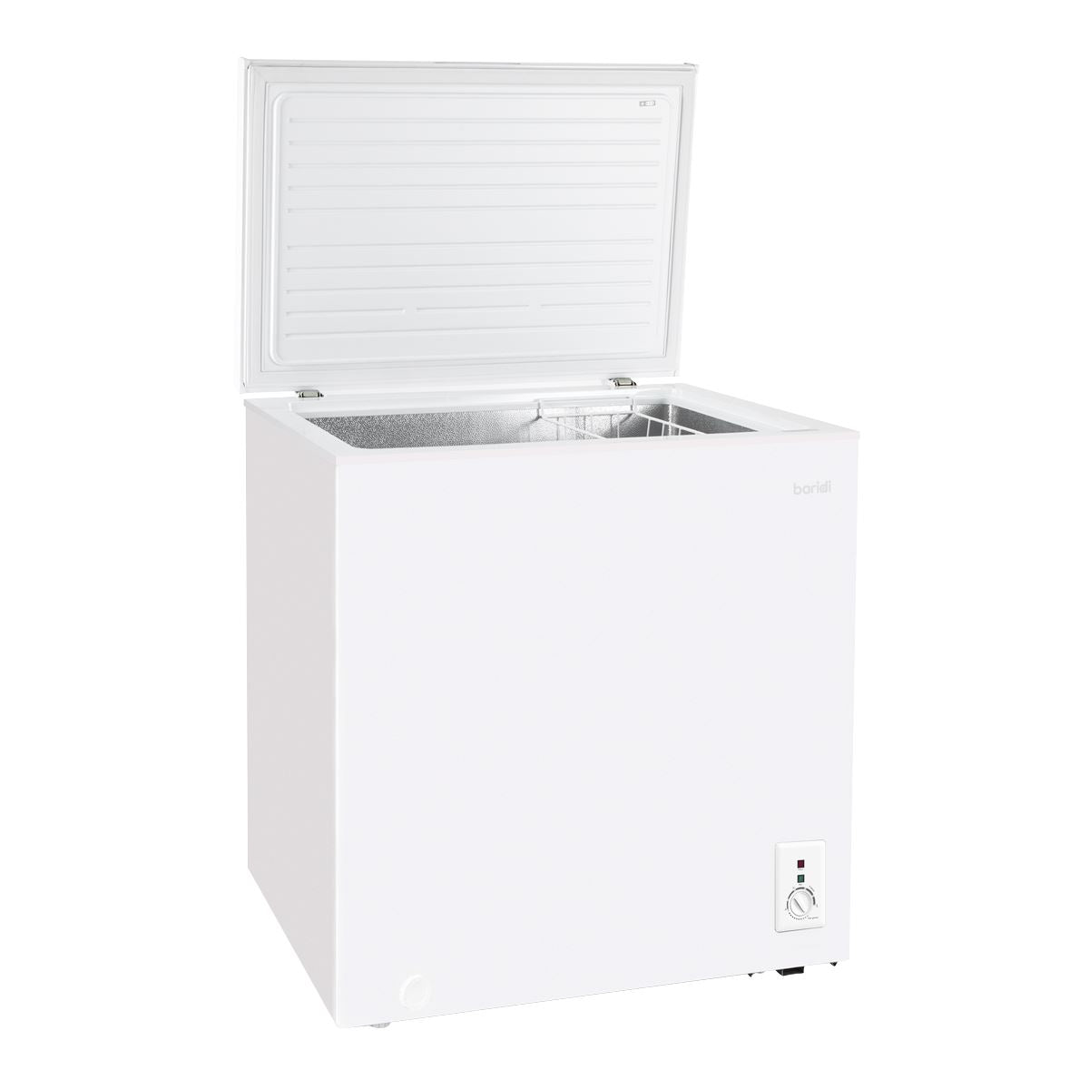 Baridi Freestanding Chest Freezer, 99L Capacity, Garages and Outbuilding Safe, -12 to -24°C Adjustable Thermostat with Refrigeration Mode, White