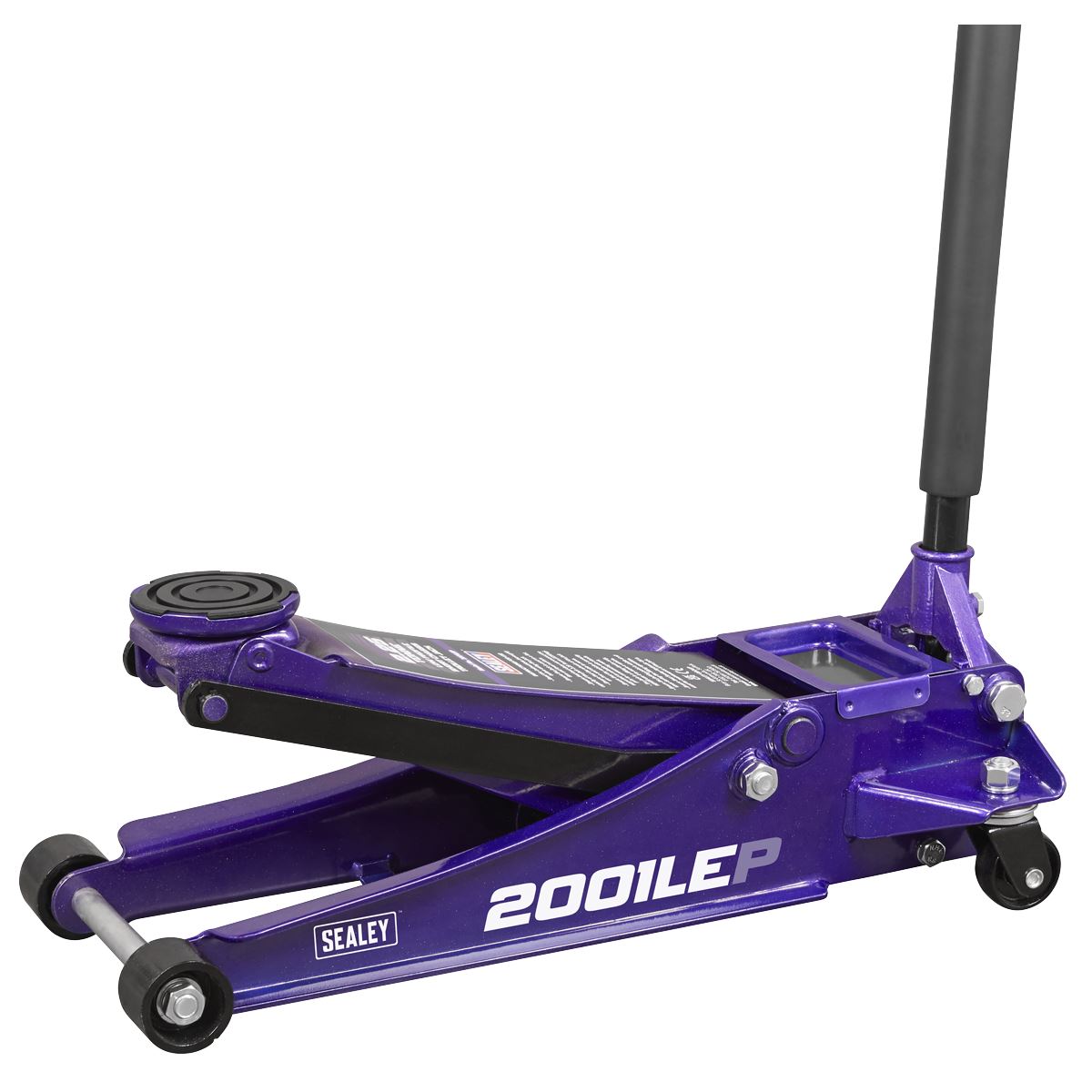Sealey Low Profile Rocket Lift Trolley Jack 2.25 Tonne - Purple  White Rose Tools