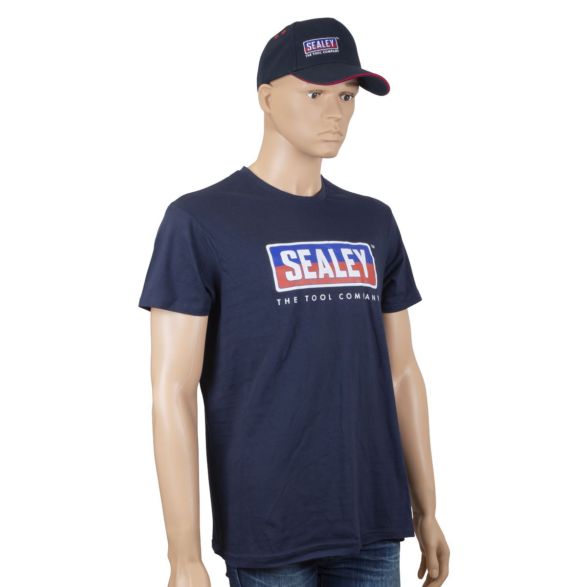Sealey Embroidered Baseball Cap  White Rose Tools
