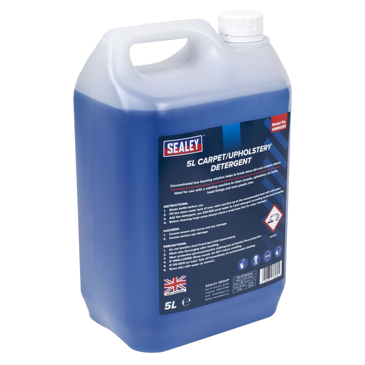 Sealey Carpet/Upholstery Detergent 5L 