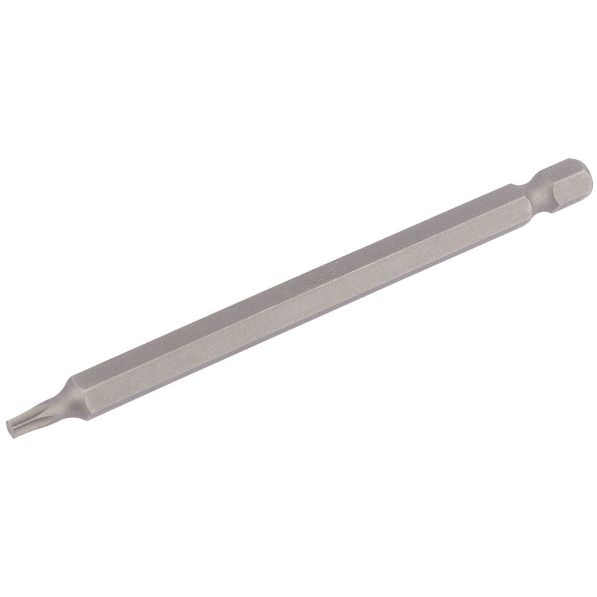 Draper TX-STAR® Insert Bit 1/4" Hex 100mm Long T15 (Pack of 1) 66913  White Rose Tools