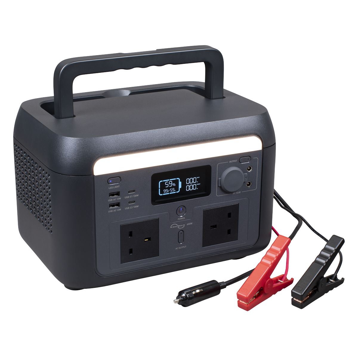 Dellonda Portable Power Station 600W