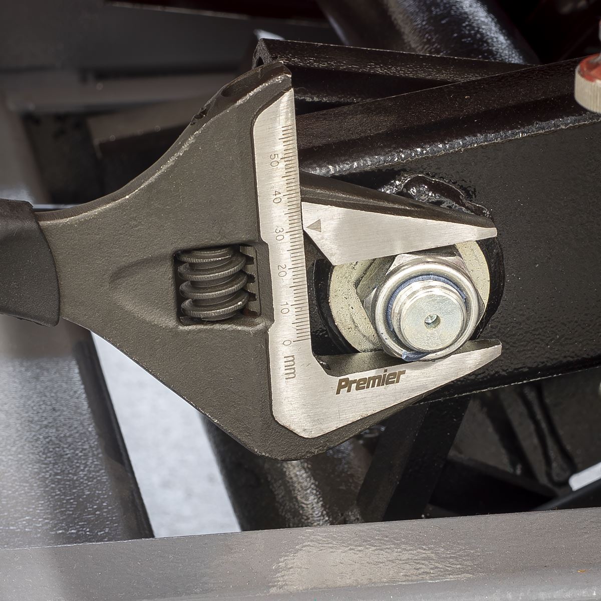 Sealey Premier Adjustable Wide Jaw Wrench 250mm  White Rose Tools