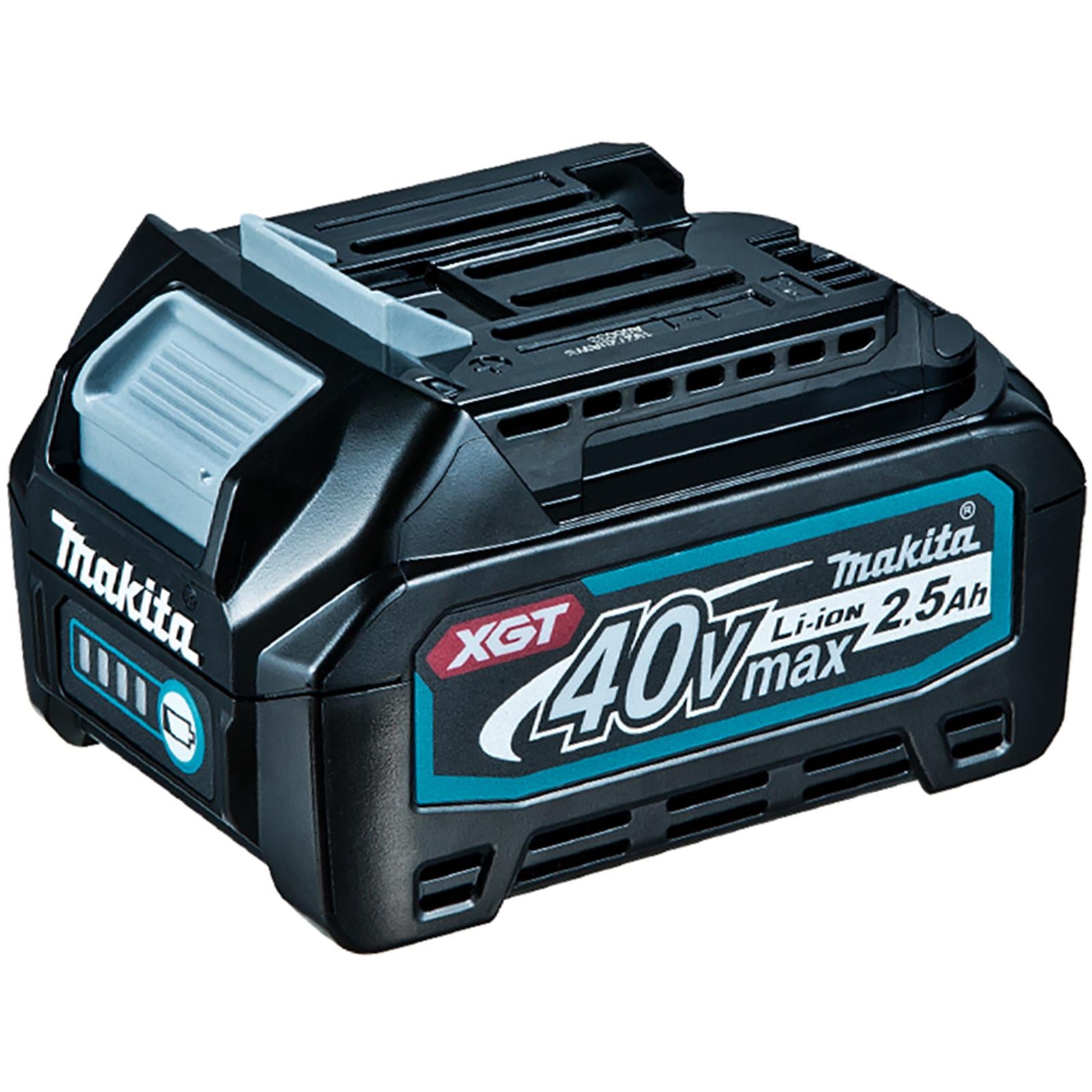 Makita Power Source Kit 40V XGT 2 x BL4025 2.5Ah Batteries DC40RA 240V Charger in Makpac Type 1 Case