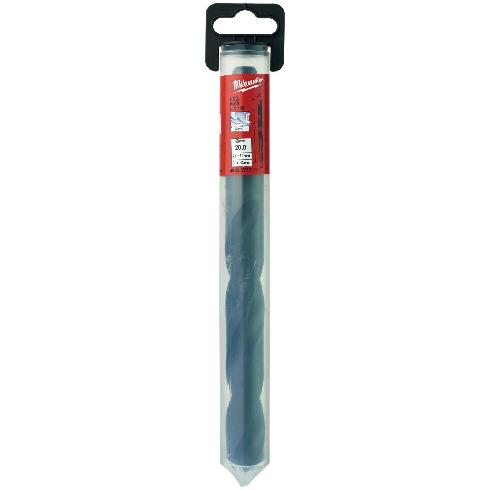 Milwaukee Metal Drill Bits HSS Rollforged with Reduced Shank DIN 338 