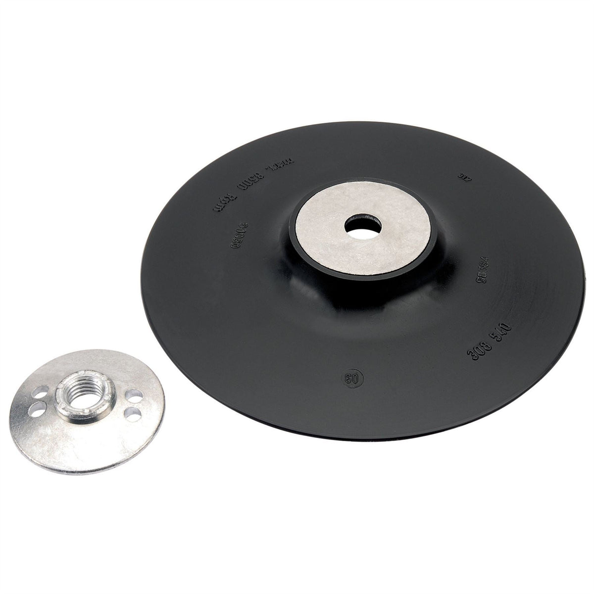 Draper Grinding Disc Backing Pad 180mm 45976  White Rose Tools