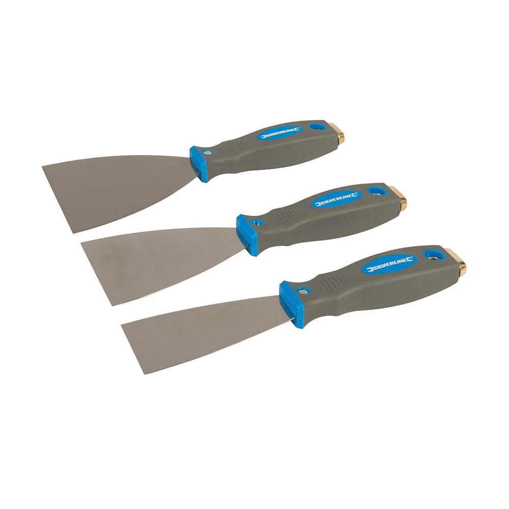 Silverline Expert Filler Knife Set 3pce 50, 75 & 100mm 661661