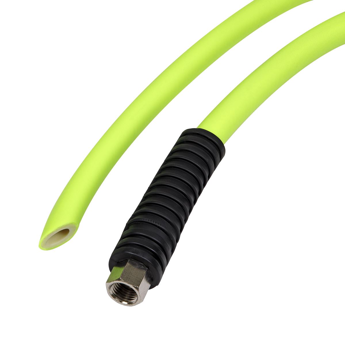 Sealey Air Hose 10m x Ø8mm Hybrid High-Visibility with 1/4"BSP Unions