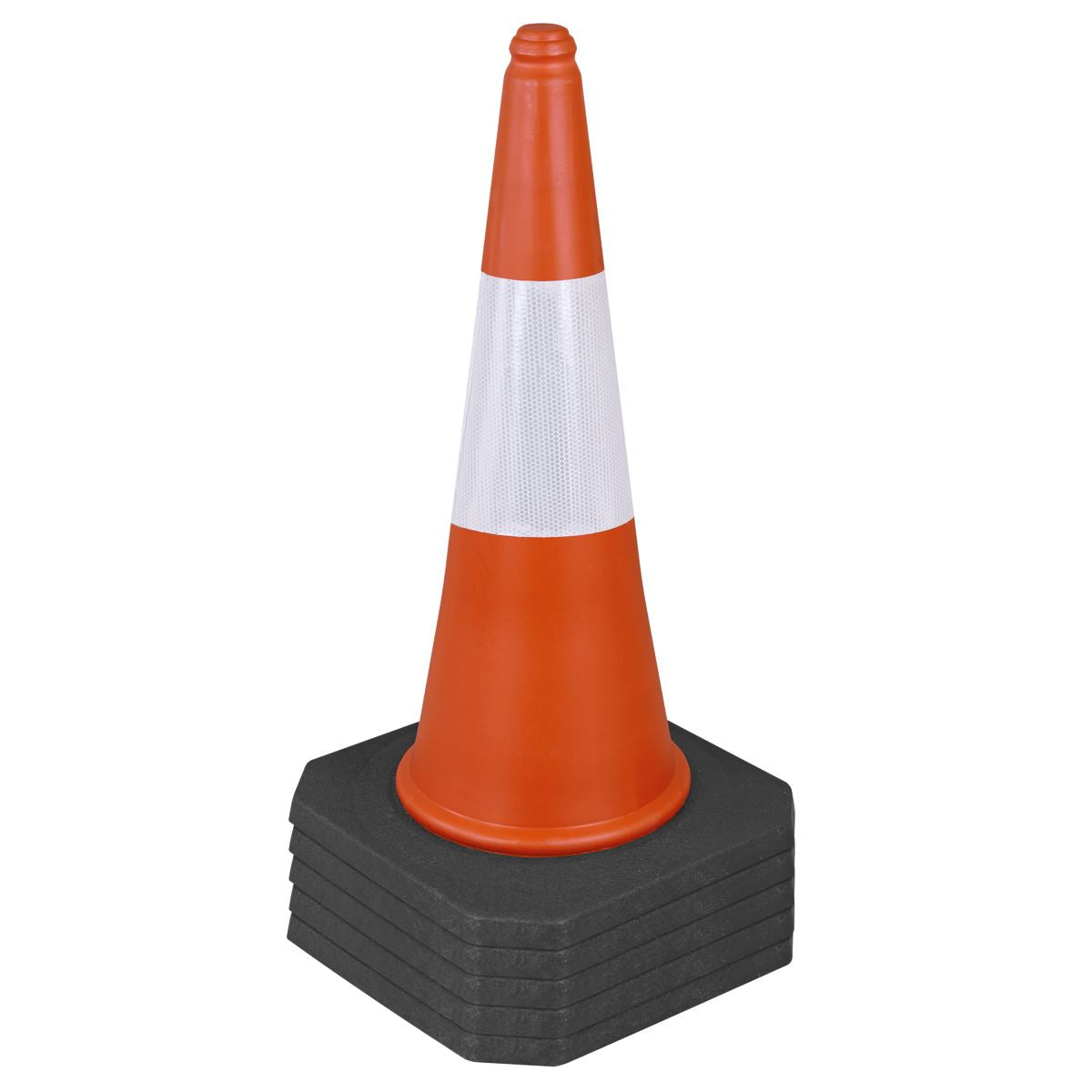 Sealey Traffic Cone 75cm - Pack of 5  White Rose Tools