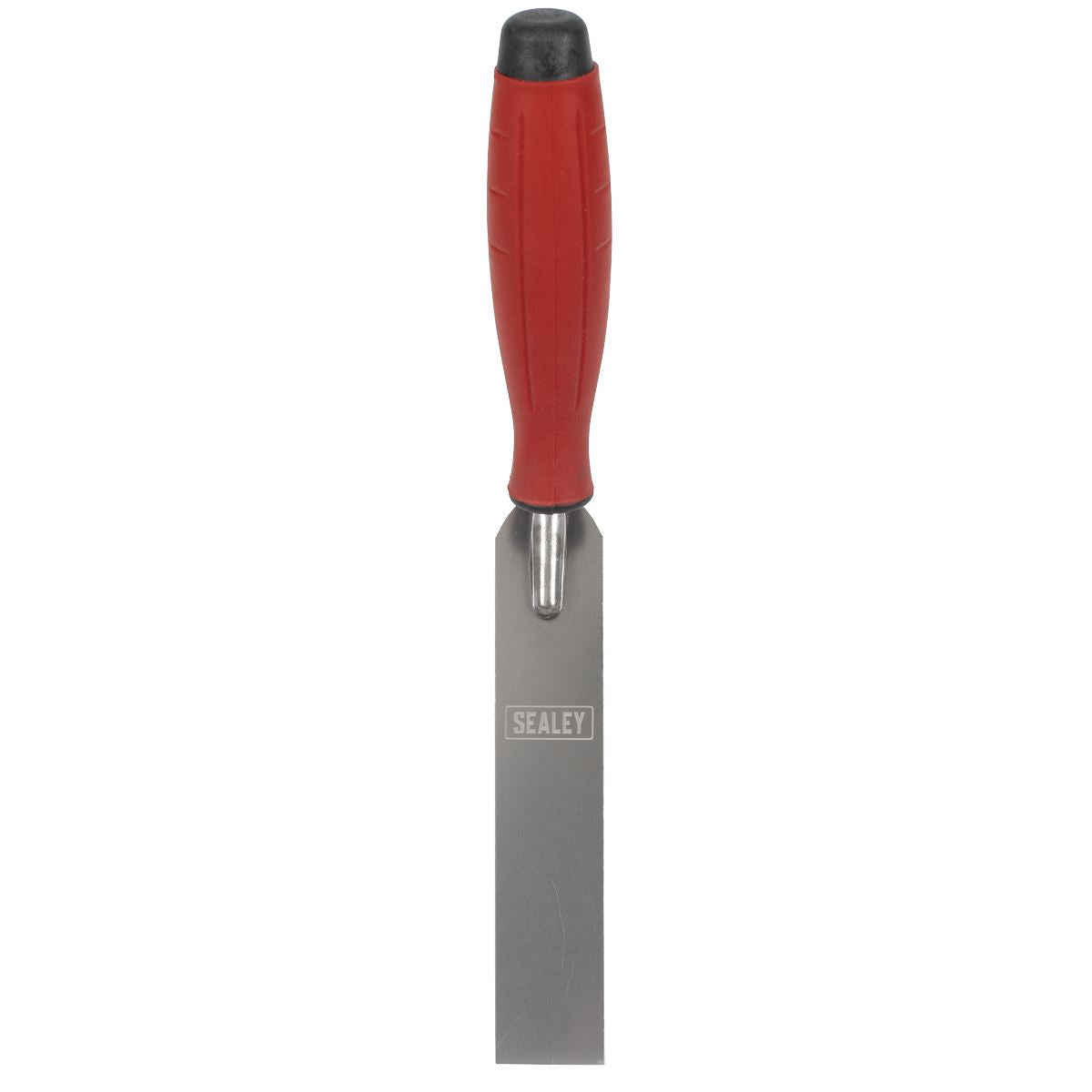 Sealey Stainless Steel Finishing Trowel - Rubber Handle - 30 x 160mm